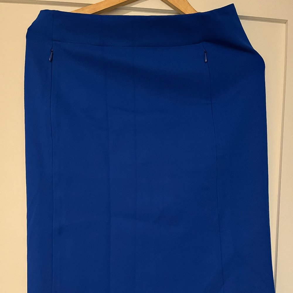 DVF Blue Skirt Sz 10